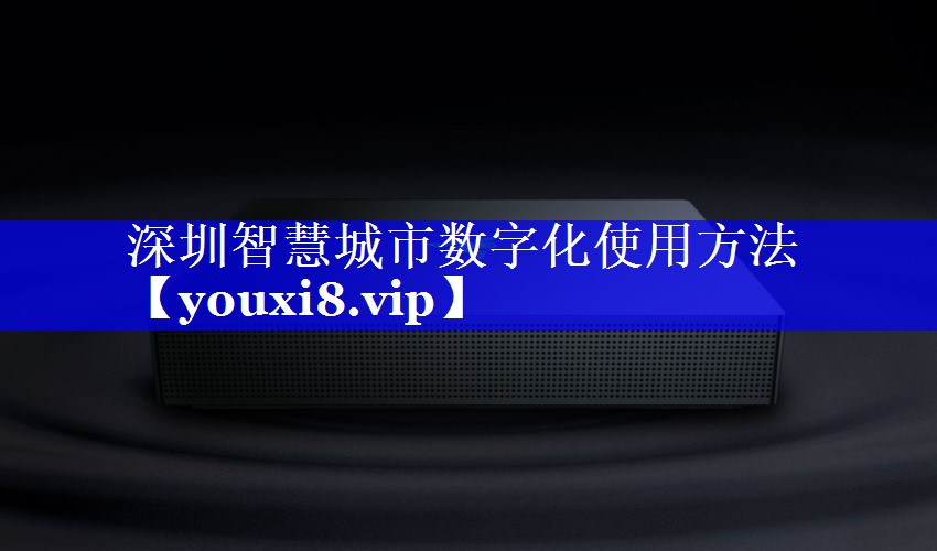 深圳智慧城市数字化使用方法