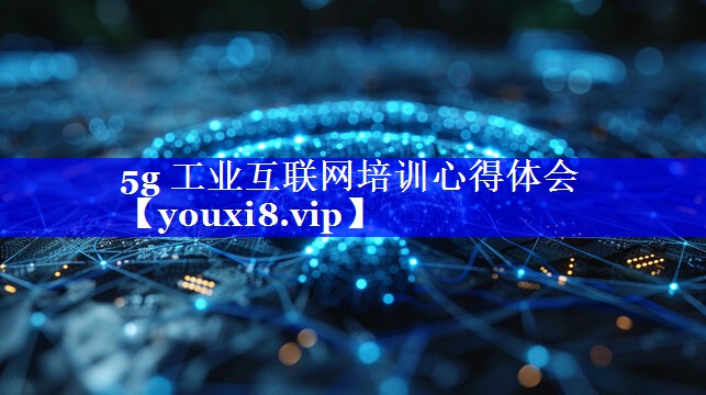 5g 工业互联网培训心得体会